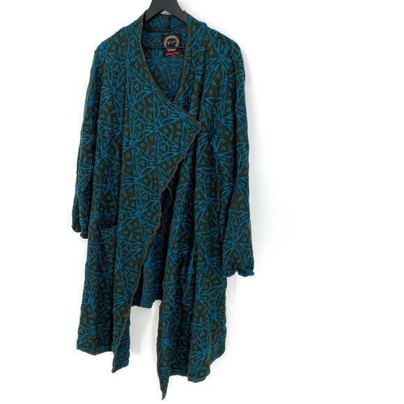 BIYA JOHNNY WAS Embroidered Wrap Duster - Picture 3 of 16